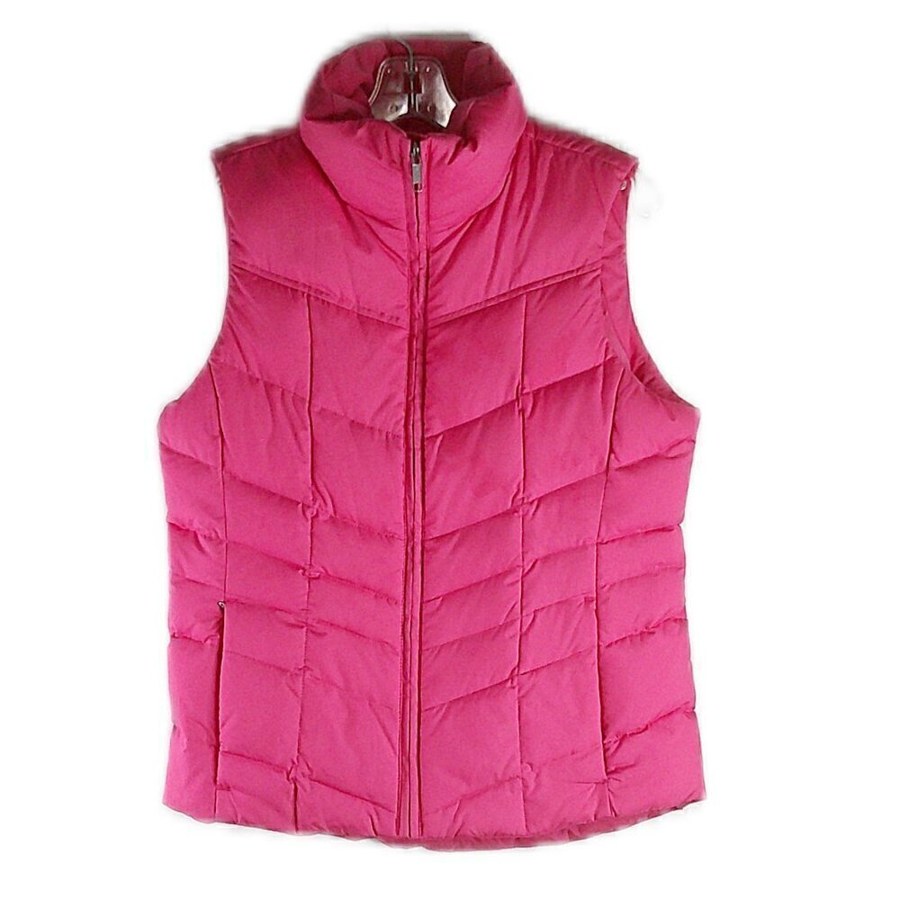 Lands' End Pink Puffer Vest